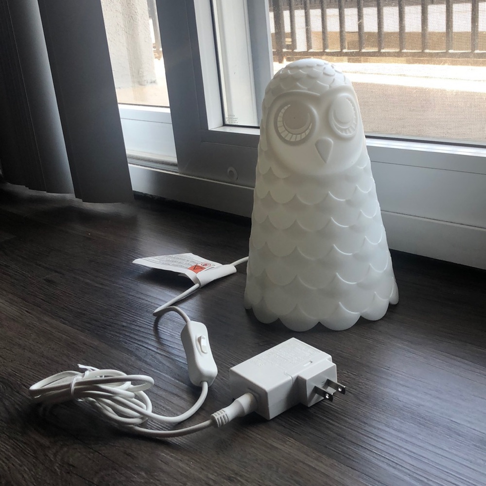 Ikea Owl Night Light / Table Lamp